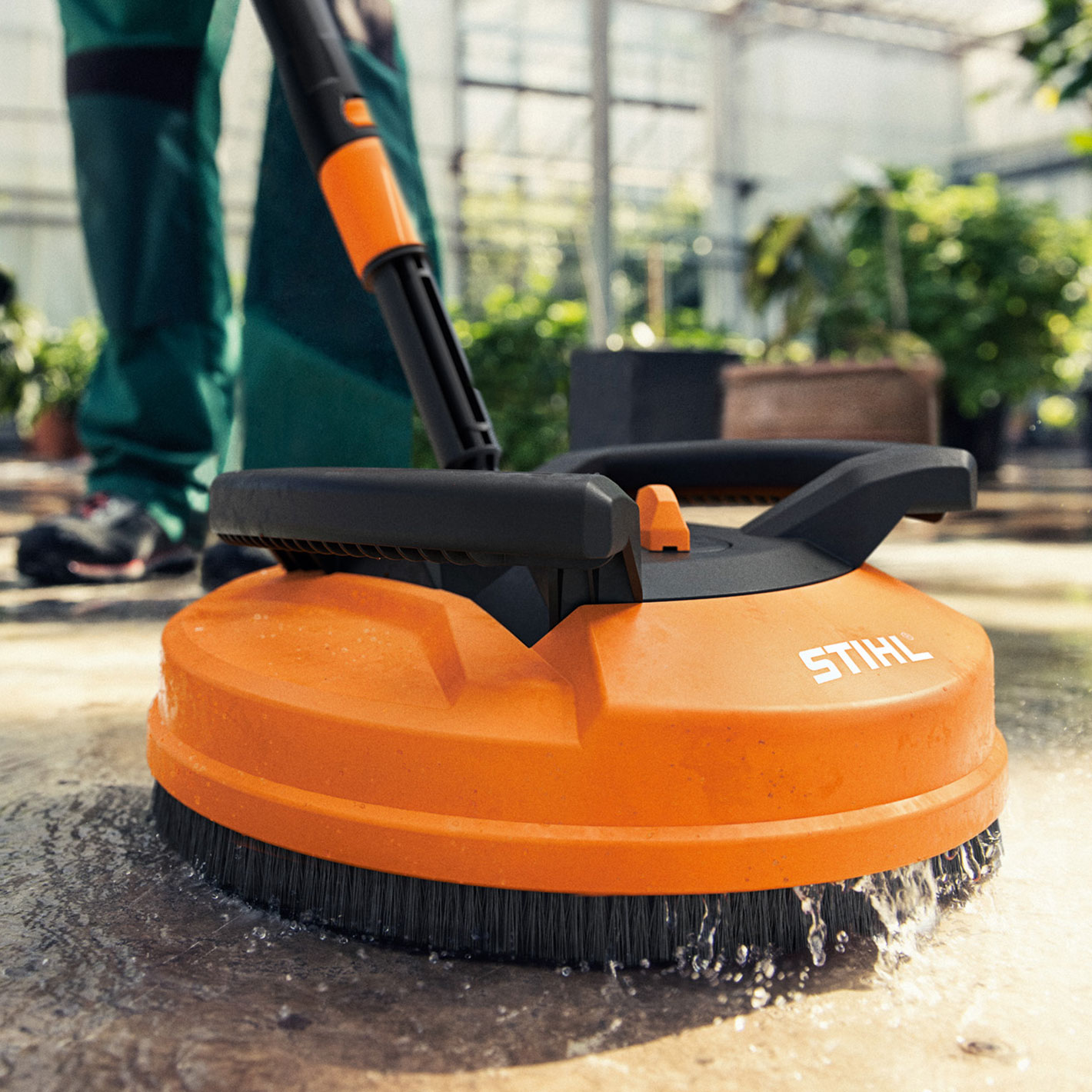 Щітка RA 110 для миття терас для Stihl RE 90 – RE 170 Plus - ціна